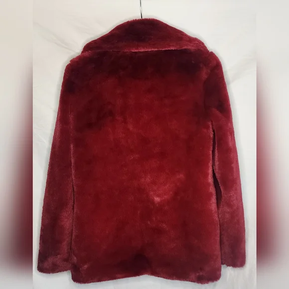 NEW Rachel Zoe FAUX Fur Coat Jacket Silky Soft & Fully Lined XS NWOT - Picture 8 of 9